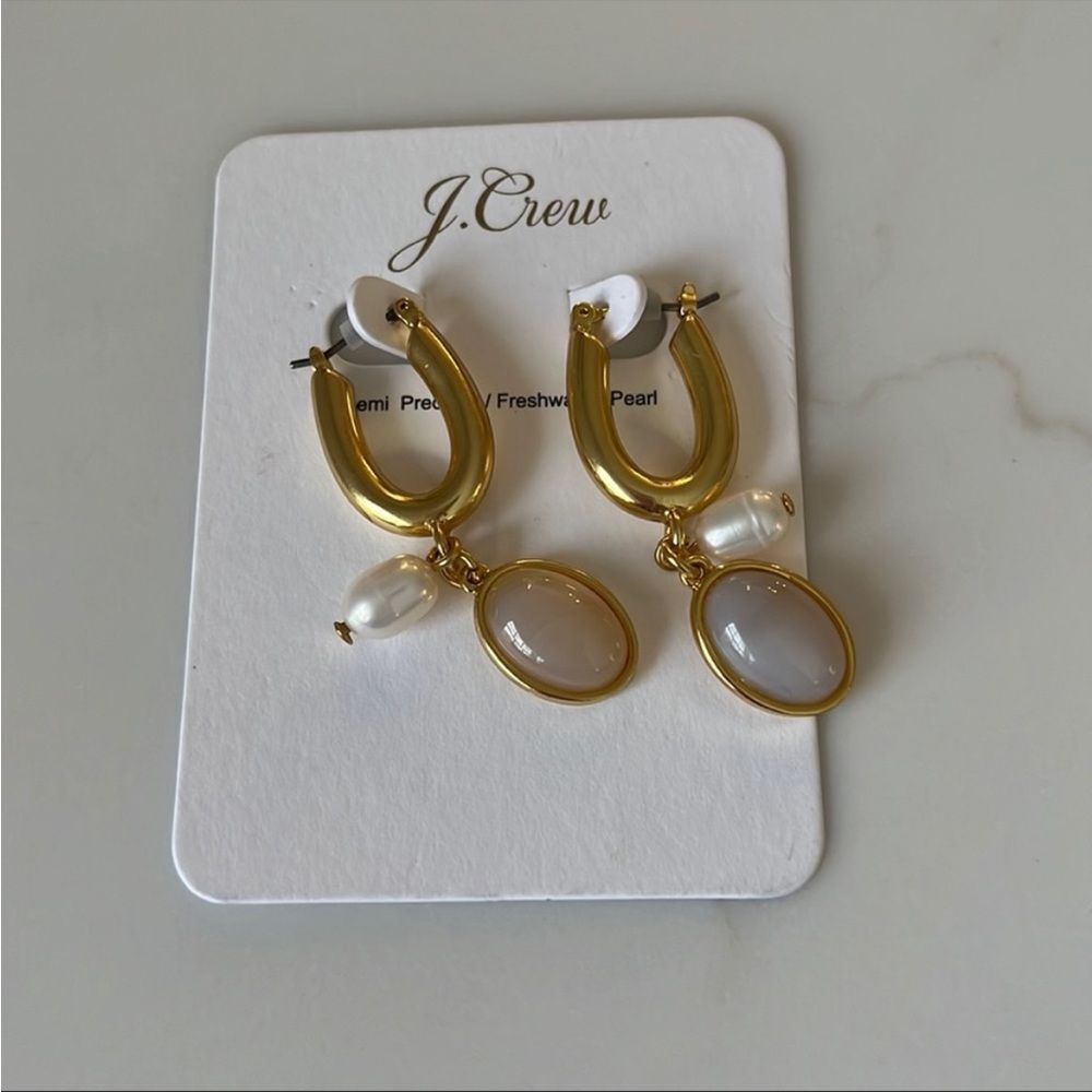 Jcrew pearl earrings